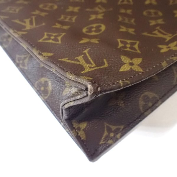 37320093 5 Louis Vuitton Sac Pla Monogram Canvas Handbag Brown