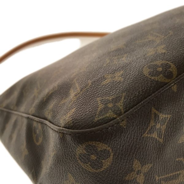 37321229 5 Louis Vuitton Looping Canvas Monogram Shoulder Bag Brown