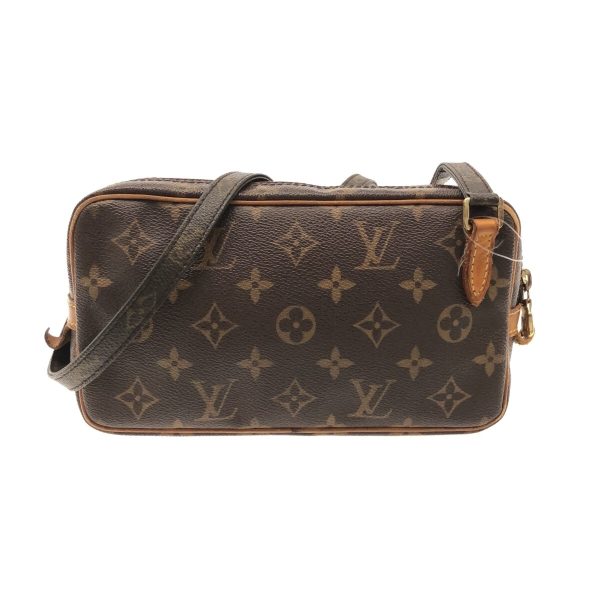 37321365 1 Louis Vuitton Pochette Marly Canvas Monogram Shoulder Bag Brown