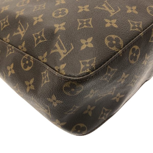 37321371 5 Louis Vuitton Looping Canvas Monogram Shoulder Bag Brown