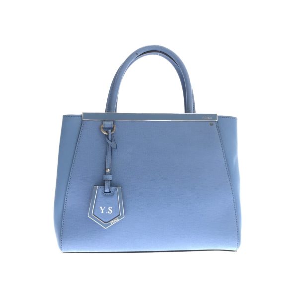 37321406 1 Fendi Tote Bag Leather Blue Gray