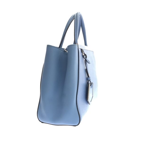 37321406 2 Fendi Tote Bag Leather Blue Gray