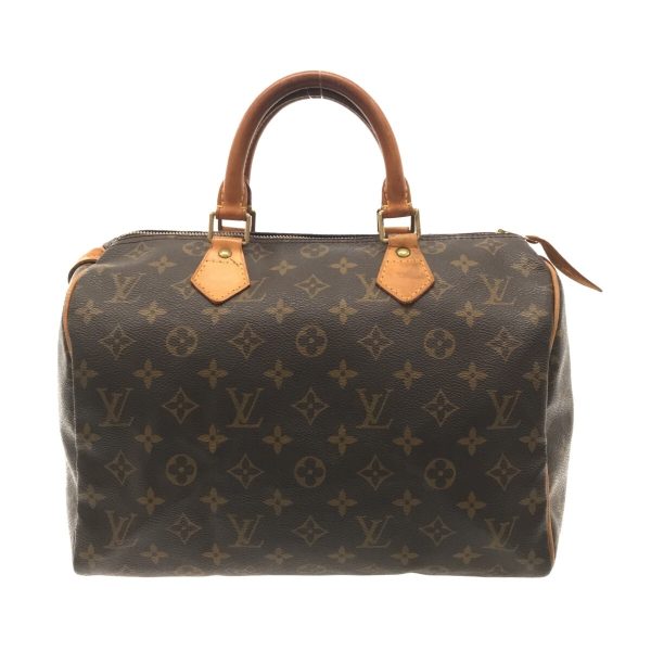 37321408 1 Louis Vuitton Speedy Canvas Monogram Handbag Brown