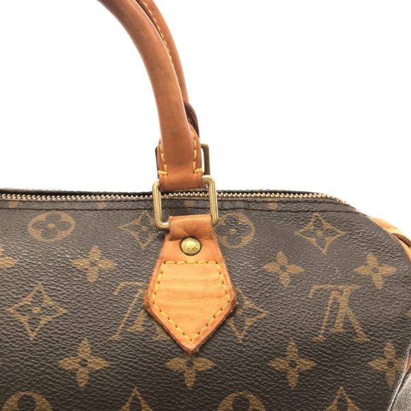 37321408 10 Louis Vuitton Speedy Canvas Monogram Handbag Brown