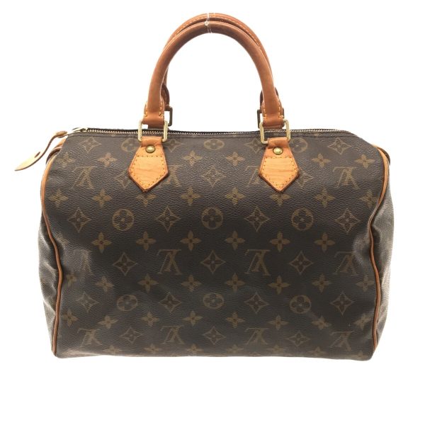 37321408 3 Louis Vuitton Speedy Canvas Monogram Handbag Brown