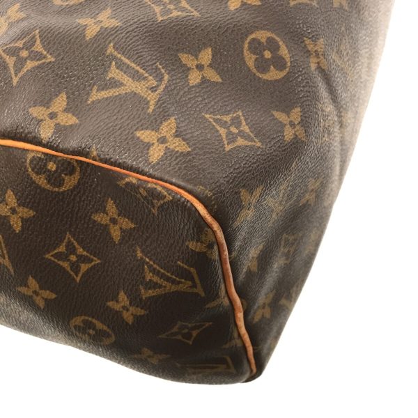 37321408 5 Louis Vuitton Speedy Canvas Monogram Handbag Brown