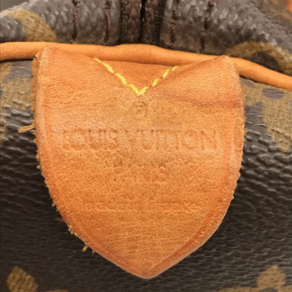 37321408 7 Louis Vuitton Speedy Canvas Monogram Handbag Brown