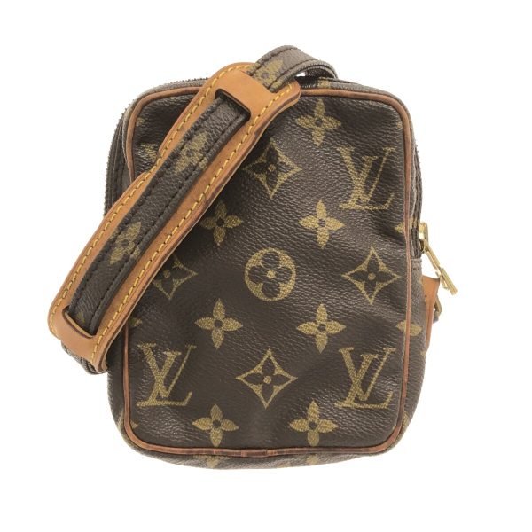 37322407 1 Louis Vuitton Danube Canvas Monogram Shoulder Bag Brown