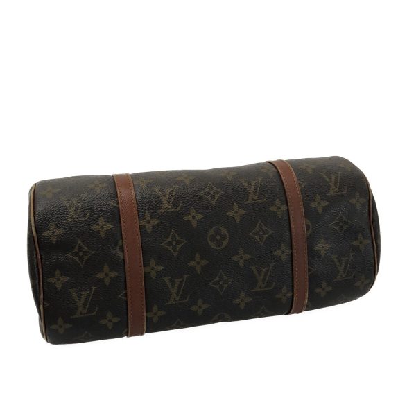 37323054 4 Louis Vuitton Old Papillon Canvas Monogram Handbag Brown