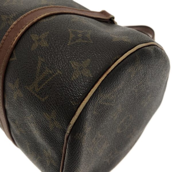 37323054 5 Louis Vuitton Old Papillon Canvas Monogram Handbag Brown