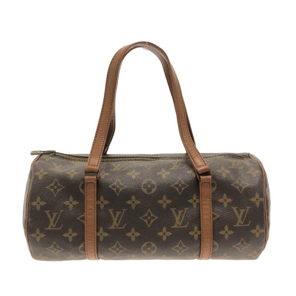 37323058 1 Louis Vuitton Old Papillon Canvas Monogram Handbag Brown