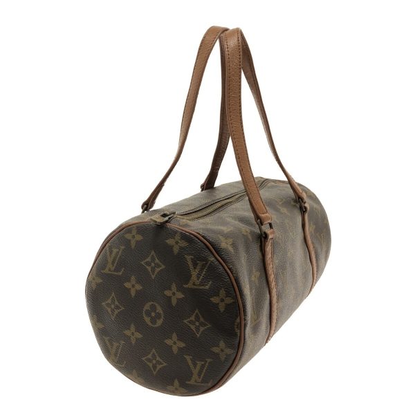 37323058 2 Louis Vuitton Old Papillon Canvas Monogram Handbag Brown