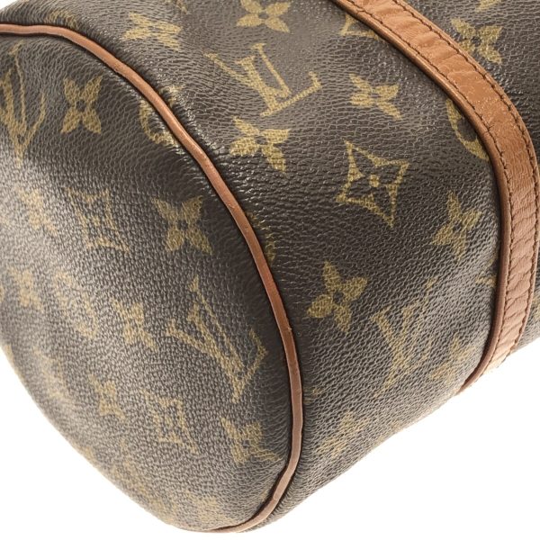 37323058 5 Louis Vuitton Old Papillon Canvas Monogram Handbag Brown