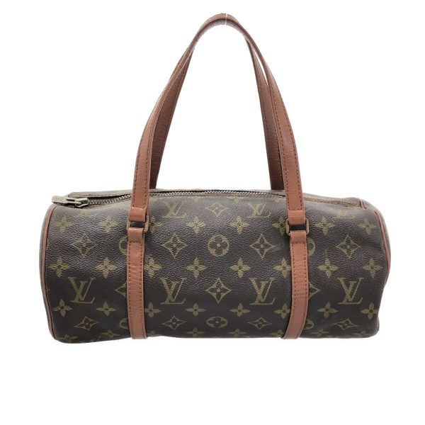 37323059 1 Louis Vuitton Old Papillon Canvas Monogram Handbag Brown