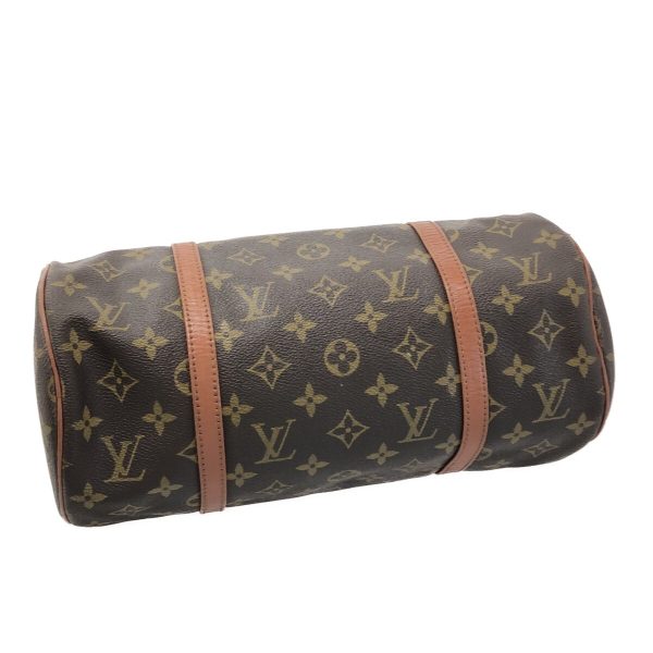 37323059 4 Louis Vuitton Old Papillon Canvas Monogram Handbag Brown