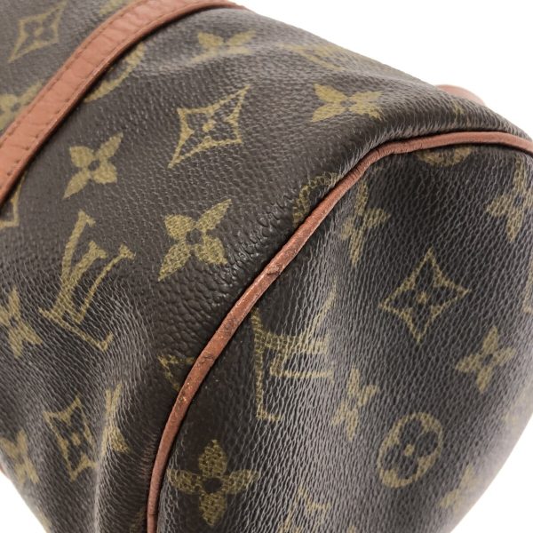 37323059 5 Louis Vuitton Old Papillon Canvas Monogram Handbag Brown