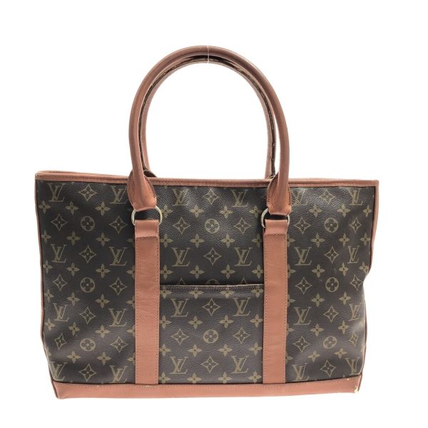 37324366 1 Louis Vuitton Sack Weekend Canvas Monogram Tote Bag Brown