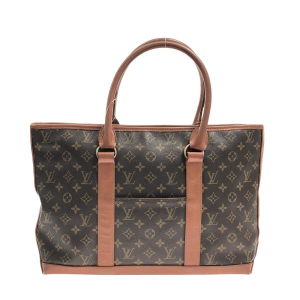 37324366 3 Louis Vuitton Sack Weekend Canvas Monogram Tote Bag Brown