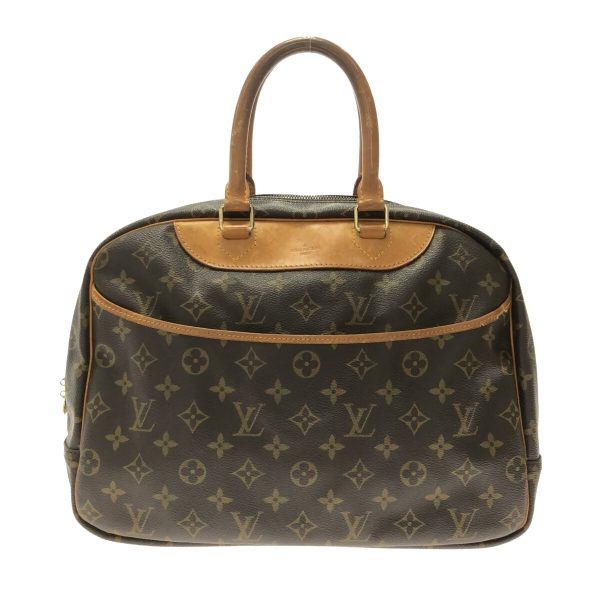 37324371 1 Louis Vuitton Deauville Canvas Monogram Handbag Brown