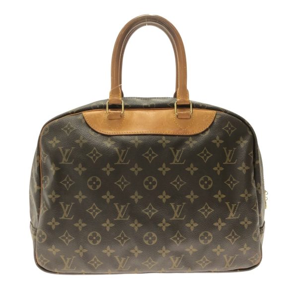 37324371 3 Louis Vuitton Deauville Canvas Monogram Handbag Brown