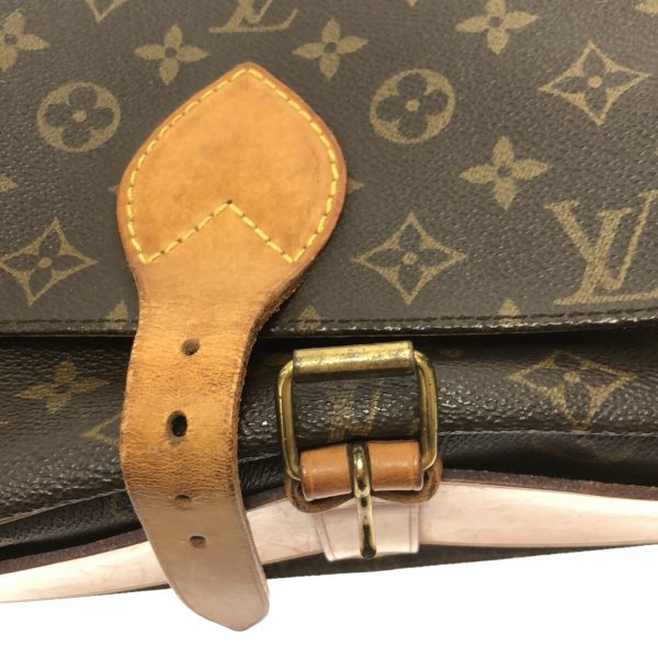 37324386 11 Louis Vuitton Cartesier Canvas Monogram Shoulder Bag Brown