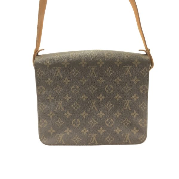 37324386 3 Louis Vuitton Cartesier Canvas Monogram Shoulder Bag Brown