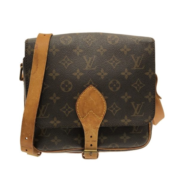 37324389 1 Louis Vuitton Cartesier Canvas Monogram Shoulder Bag Brown