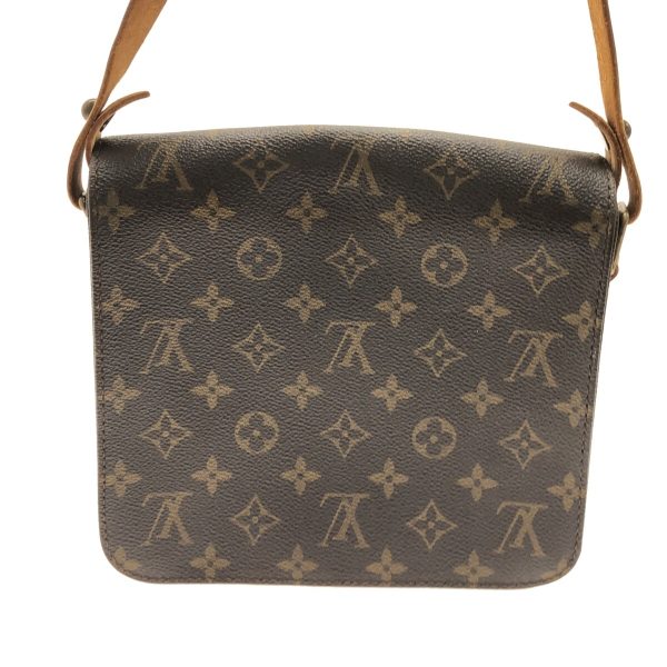 37324389 3 Louis Vuitton Cartesier Canvas Monogram Shoulder Bag Brown