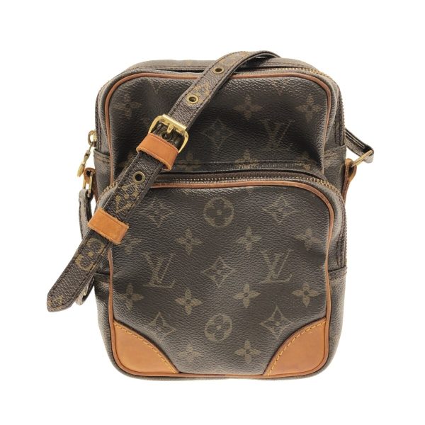 37324434 1 Louis Vuitton Amazon Canvas Monogram Shoulder Bag Brown