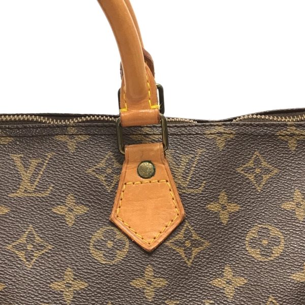 37324440 10 Louis Vuitton Speedy Canvas Monogram Handbag Brown