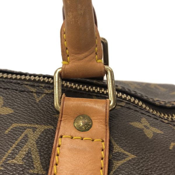 37324454 10 Louis Vuitton Keepall Canvas Monogram Boston Bag Brown