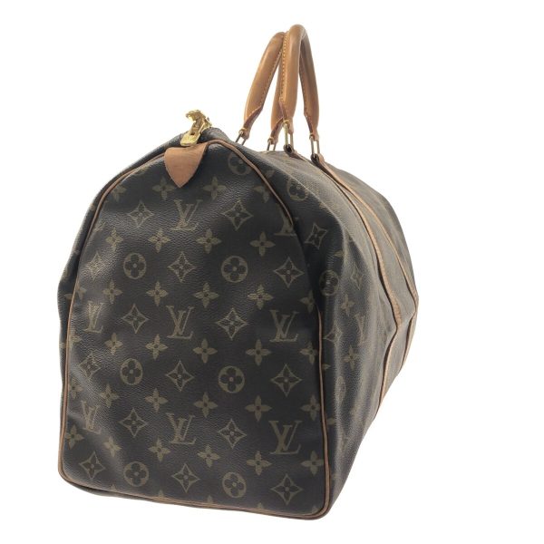 37324454 2 Louis Vuitton Keepall Canvas Monogram Boston Bag Brown