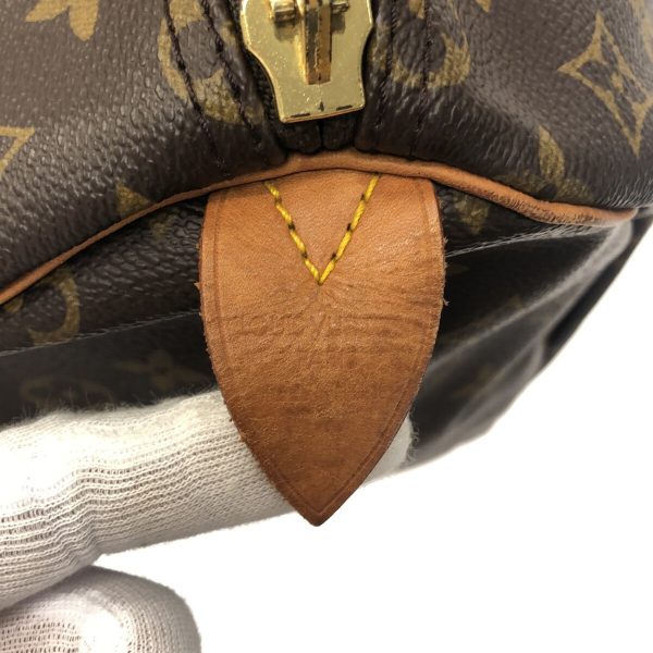 37324454 7 Louis Vuitton Keepall Canvas Monogram Boston Bag Brown