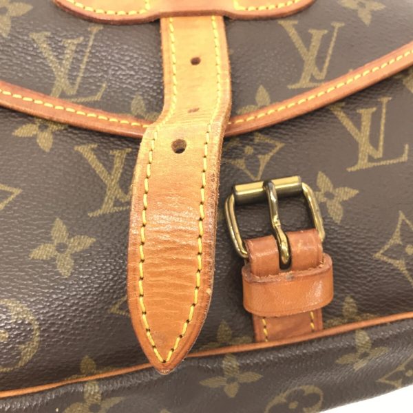 37324570 11 Louis Vuitton Saumur Canvas Monogram Shoulder Bag Brown