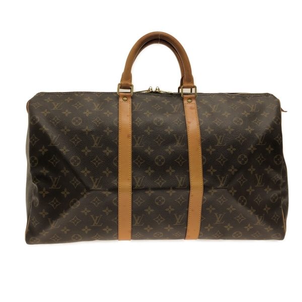 37324596 1 Louis Vuitton Keepall Canvas Monogram Boston Bag Brown