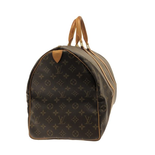 37324596 2 Louis Vuitton Keepall Canvas Monogram Boston Bag Brown