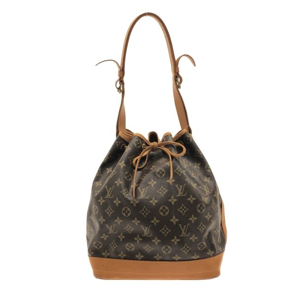 37324615 1 Louis Vuitton Noe Canvas Monogram Shoulder Bag Brown