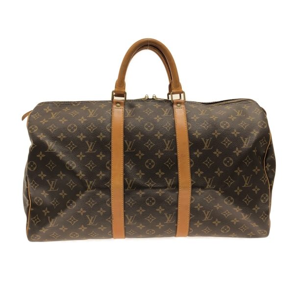 37324621 1 Louis Vuitton Keepall Canvas Monogram Boston Bag Brown