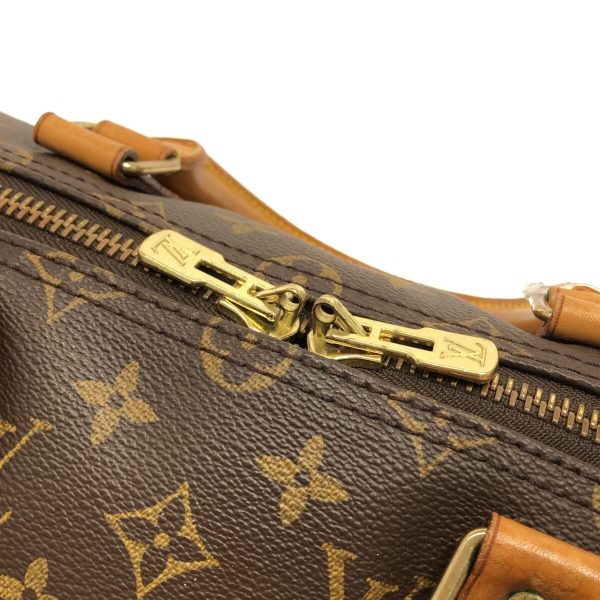 37324621 11 Louis Vuitton Keepall Canvas Monogram Boston Bag Brown