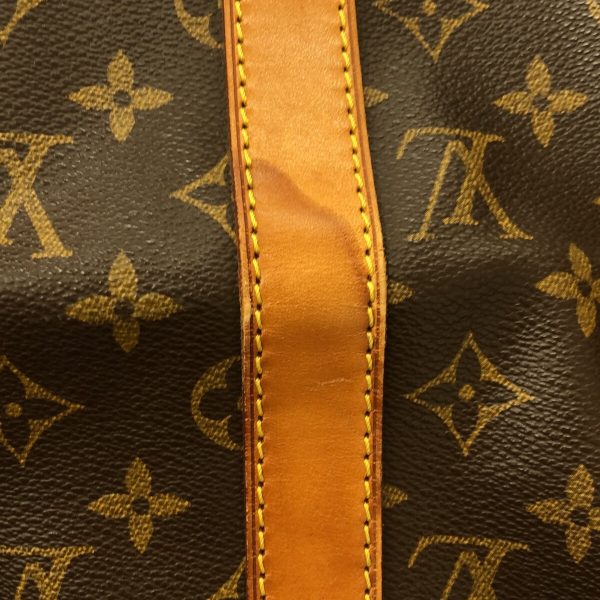 37324621 12 Louis Vuitton Keepall Canvas Monogram Boston Bag Brown