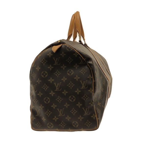 37324621 2 Louis Vuitton Keepall Canvas Monogram Boston Bag Brown