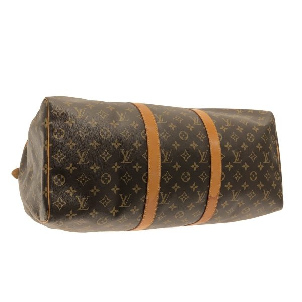 37324621 4 Louis Vuitton Keepall Canvas Monogram Boston Bag Brown