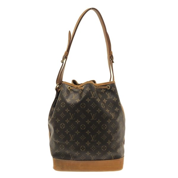 37325962 3 Louis Vuitton Noe Canvas Monogram Shoulder Bag Brown