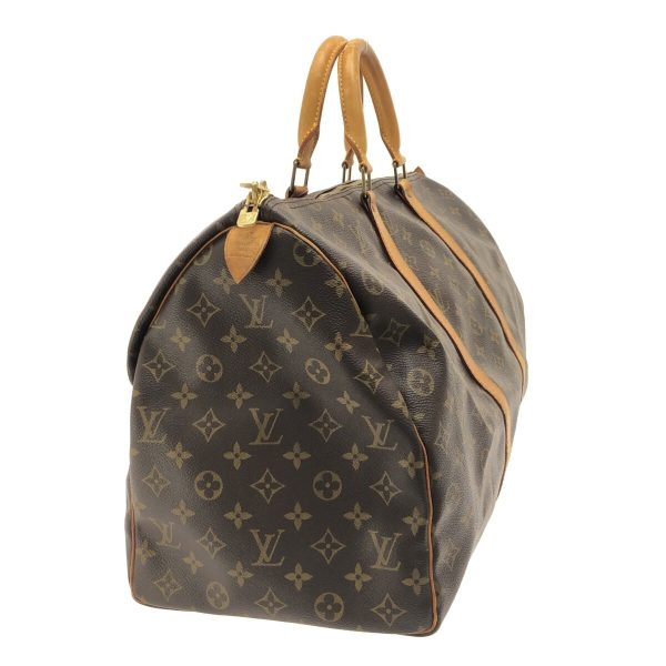 37325982 2 Louis Vuitton Keepall Canvas Monogram Boston Bag Brown