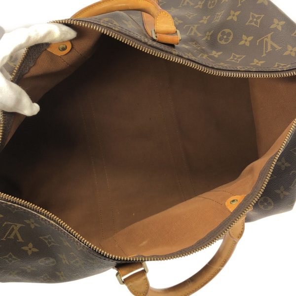 37325982 6 Louis Vuitton Keepall Canvas Monogram Boston Bag Brown