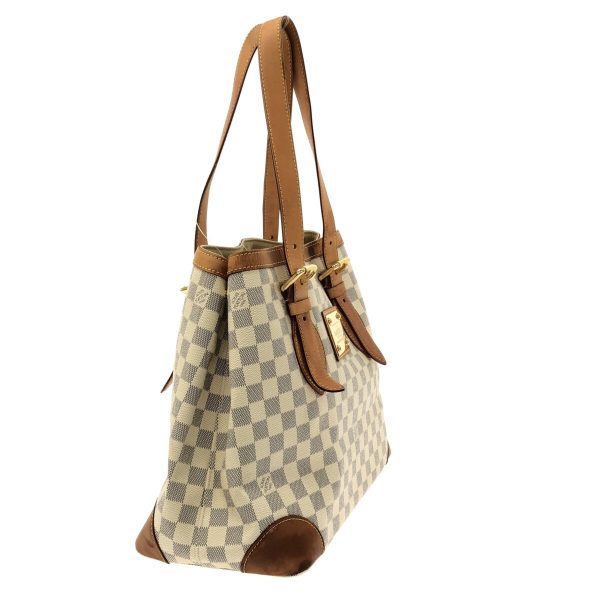 37326038 2 Louis Vuitton Hampstead Canvas Damier Shoulder Bag Azure