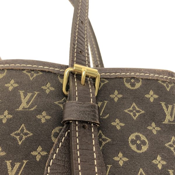 37326041 10 Louis Vuitton Bucket Cotton x Linen x Leather Shoulder Bag Ebene