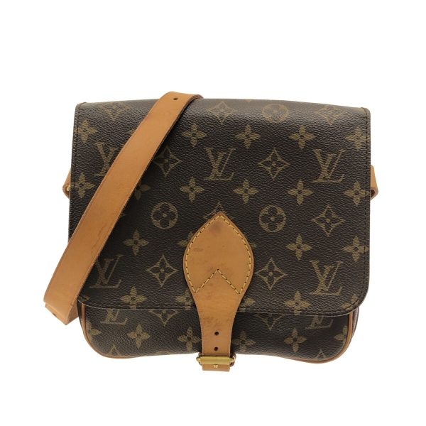 37326166 1 Louis Vuitton Cartesier Canvas Monogram Shoulder Bag Brown