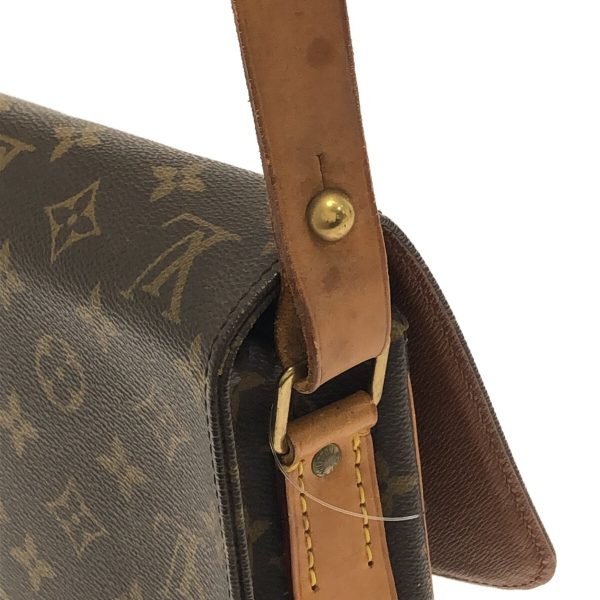 37326166 10 Louis Vuitton Cartesier Canvas Monogram Shoulder Bag Brown