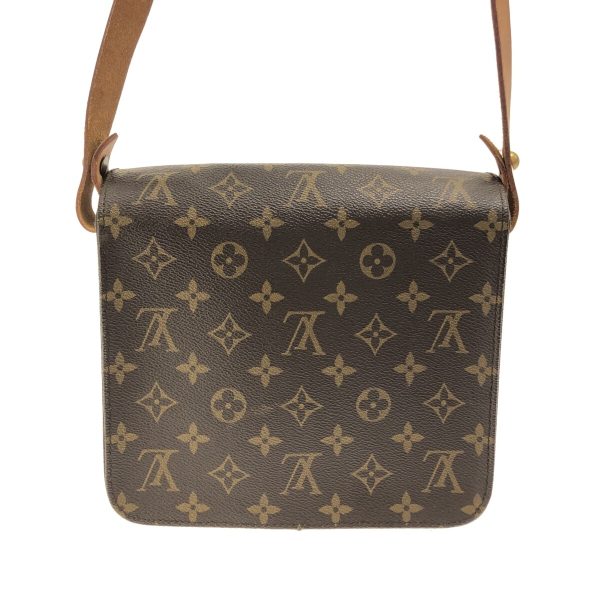 37326166 3 Louis Vuitton Cartesier Canvas Monogram Shoulder Bag Brown